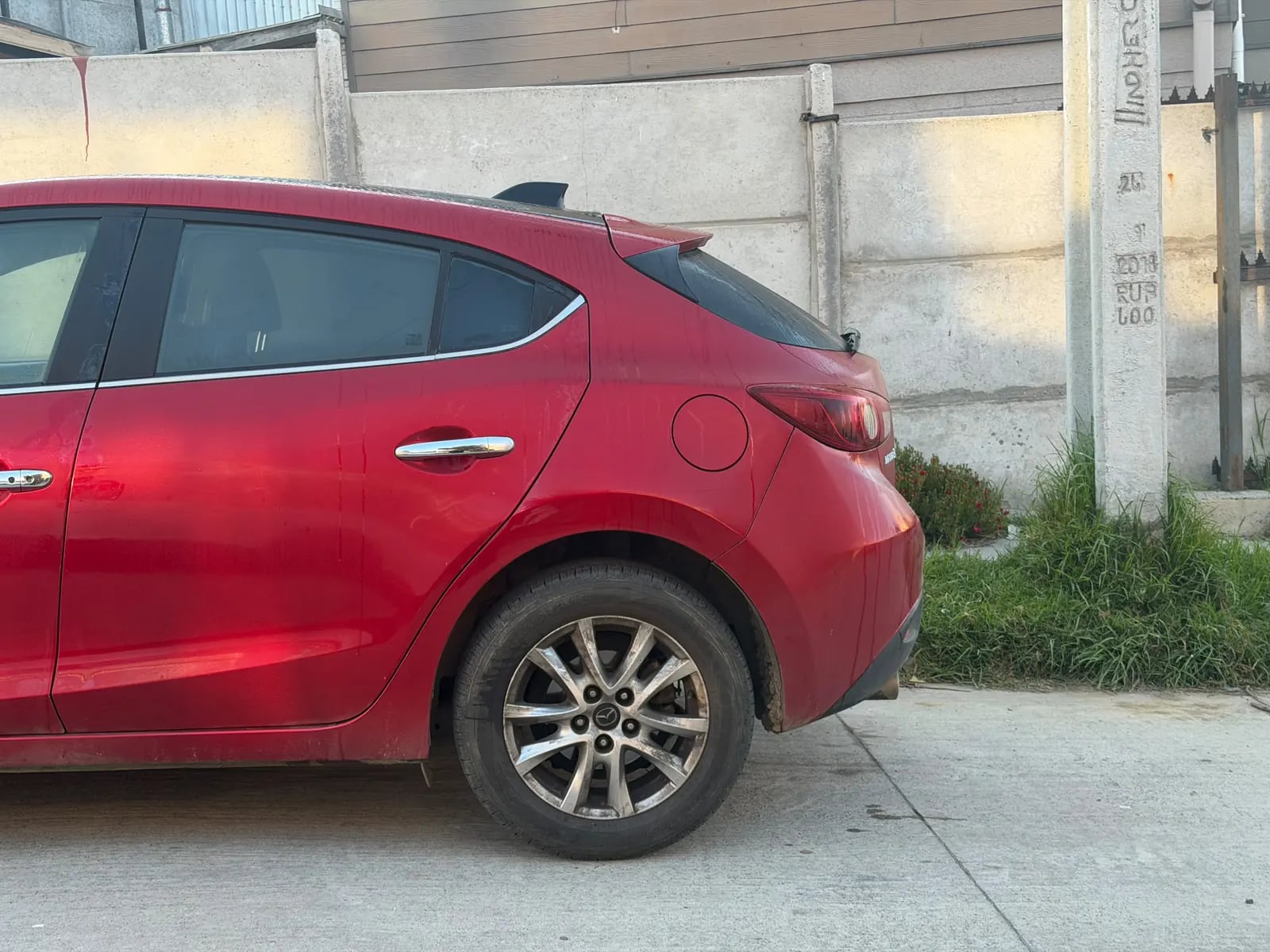 El rojo que estaba apagado — antes